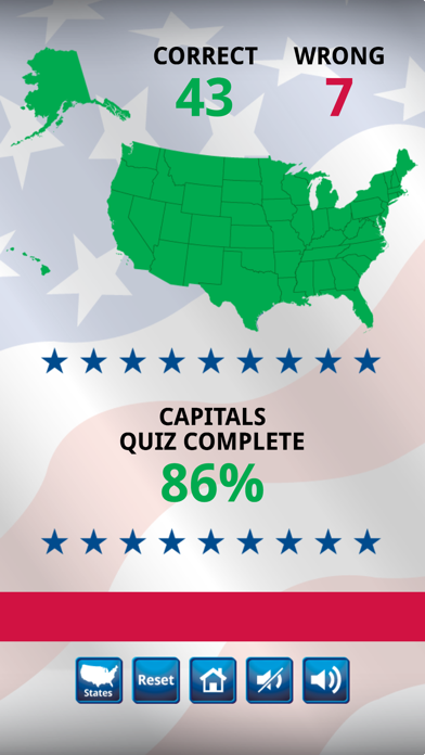 Screenshot #10 for US States and Capitals Quiz : Learning Center