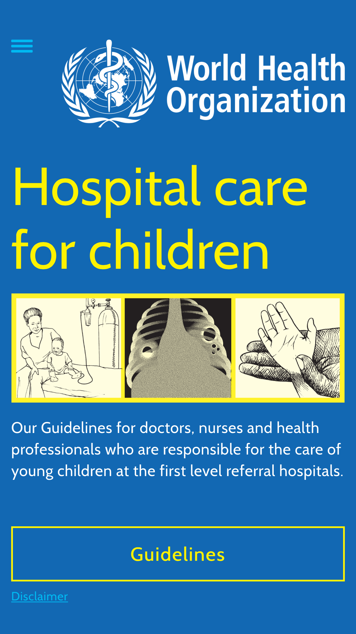 WHO e-Pocketbook of Hospital Care for Children