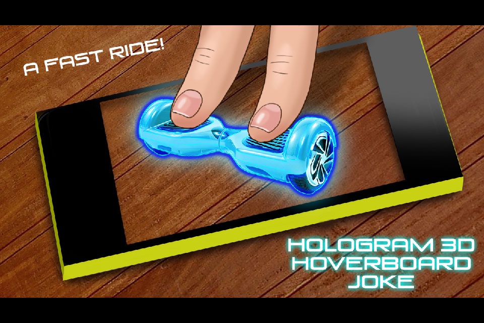 Hologram 3D Hoverboard Joke screenshot 3