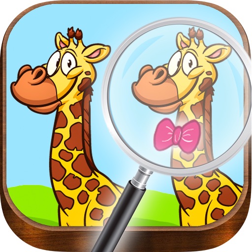 Find the difference: learning game animals Icon