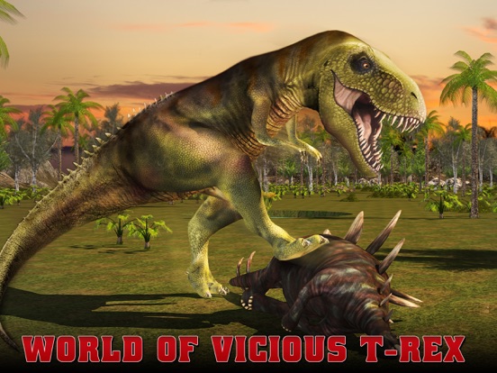 T-Rex : The King Of Dinosaurs iPad screenshot 1 - Games app