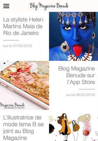 Blog Magazine Benude screenshot 3