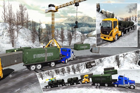 Snow Hill Car & Truck Driving Mania Simulator Game screenshot 3