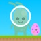 Hop down from your spacecraft to the surface of an ever-changing planet in this side-scrolling jumping game