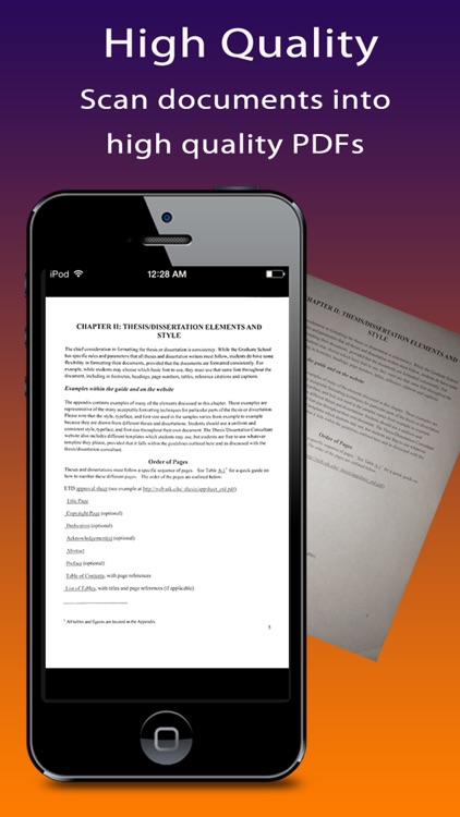 Quick Scanner : Quickly scan document, receipt, note, business card, image into high-quality PDF documents