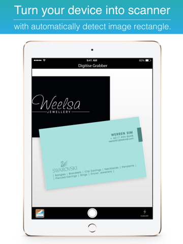Digitise Grabber Book Keeping Scanner iPad screenshot 1 - Book app