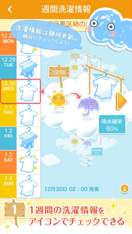天気予報アプリ 洗濯予報 週間天気予報から洗濯指数まで無料でお伝え By Sonicmoov Co Ltd 天気予報アプリ 洗濯予報 週間天気予報から洗濯指数まで無料でお伝え By Sonicmoov Co Ltd