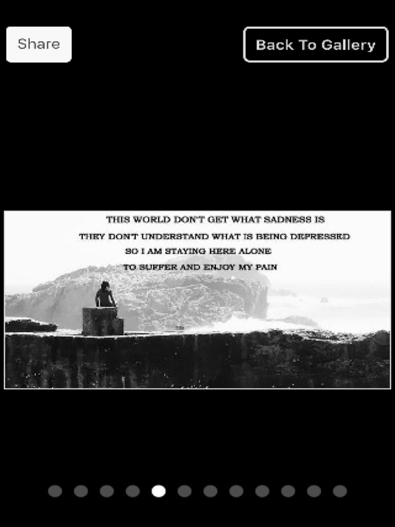 Screenshot #6 pour Alone Quotes