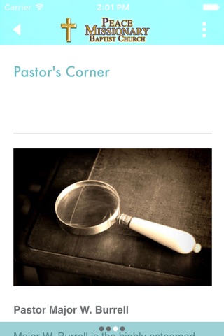 Peace Missionary Baptist screenshot 3