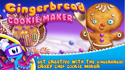 Screenshot #1 pour Gingerbread Crazy Chef - Cookie Maker
