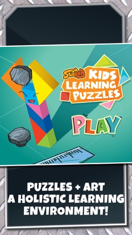 Kids Learning Puzzles: Family Handyman, Jr Tangramのおすすめ画像1