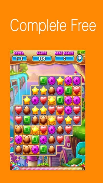 How to cancel & delete Candyland Space Puzzle - Match3 Puzzle Candy from iphone & ipad 1