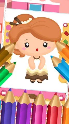 Game screenshot Little Princess Food Coloring World Drawing Story Kids Game hack