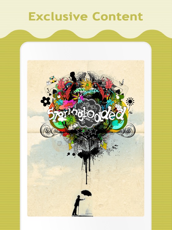 Doodle Wallpapers & Backgrounds for iPad screenshot-3