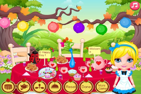 Baby Princess Tea Party screenshot 2