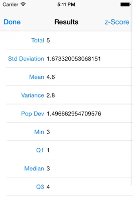 Game screenshot Standard Deviation Calculator apk