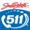 The SDDOT 511 mobile application provides real-time access to traveler information supplied by the South Dakota Department of Transportation (SDDOT)