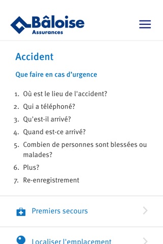 Baloise Mobile Safety screenshot 2