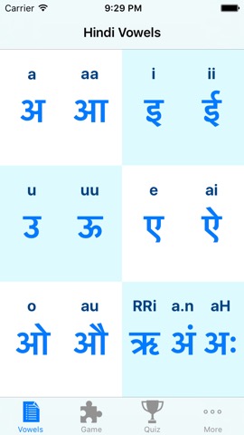 Hindi Vowels - Script and Pronunciationのおすすめ画像1