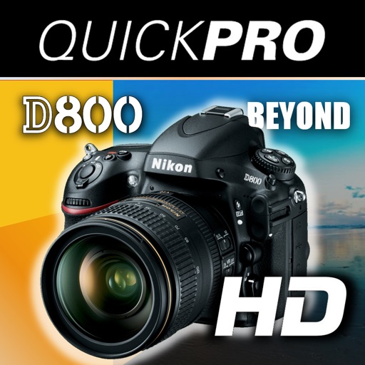 Nikon D800 Beyond the Basics from QuickPro HD icon