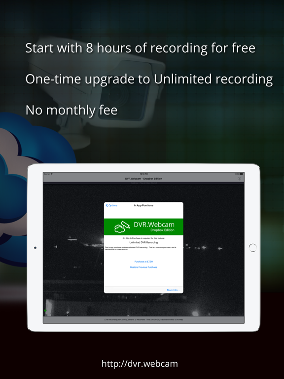 Screenshot #5 for DVR.Webcam for Dropbox Users
