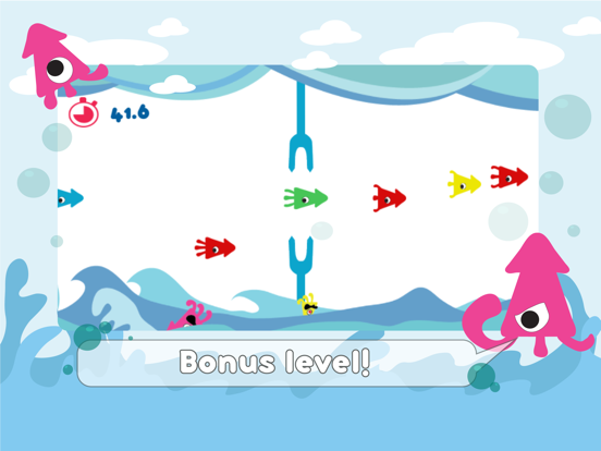 Squishing Squid - Switch and Squish the Colorful Squid iPad screenshot