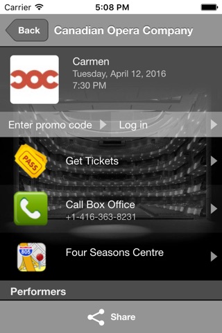 Canadian Opera Company screenshot 3