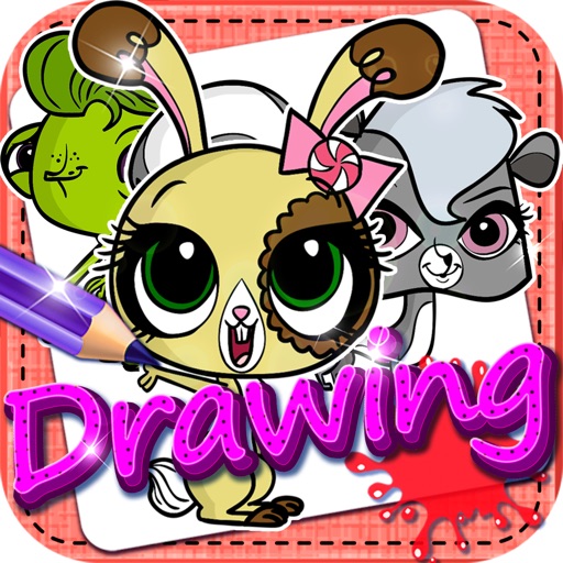 Drawing Desk  Littlest Pet Shop : Draw and Paint Coloring Book Edition icon