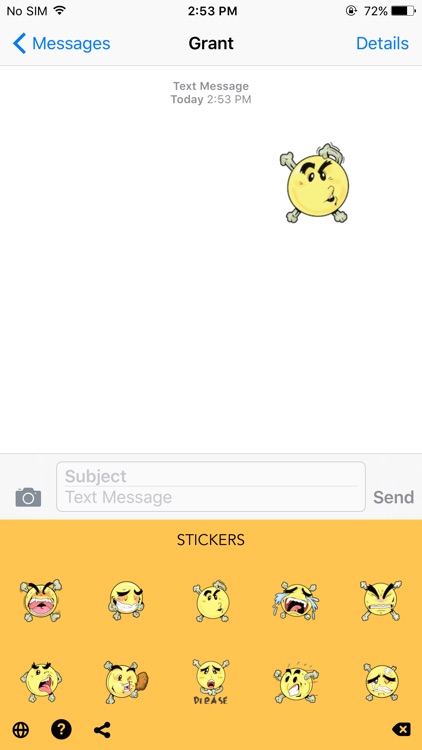 Smiley the Psychotic Button Emoji