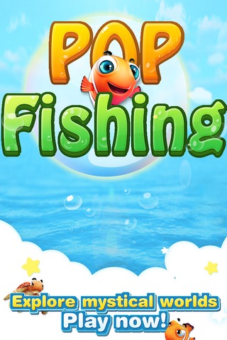 Pop Fishing-family fishing diary game,enjoy lovely ocean fish kingdom funのおすすめ画像1