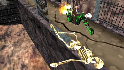 Death Bike Racing 3D. Ghost Rider Motorcycle Race in Skull Hellのおすすめ画像1