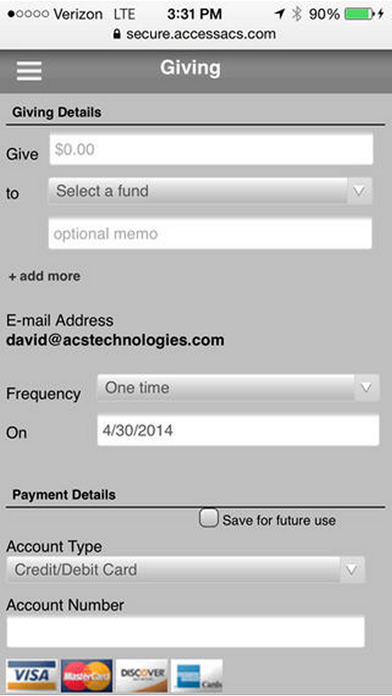 Screenshot #3 pour ACS Church Life