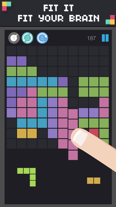 Screenshot #1 pour 1 Block Launcher Squares