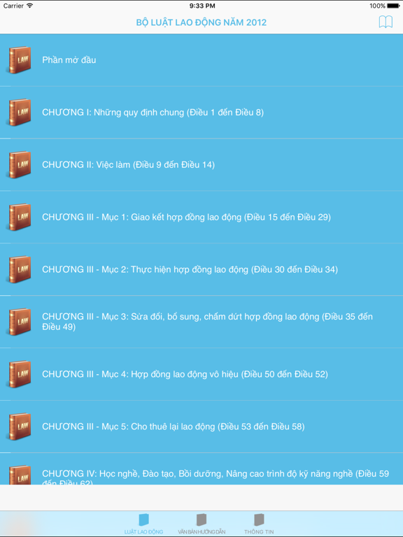 Screenshot #4 pour Bộ Luật Lao Động Năm 2012