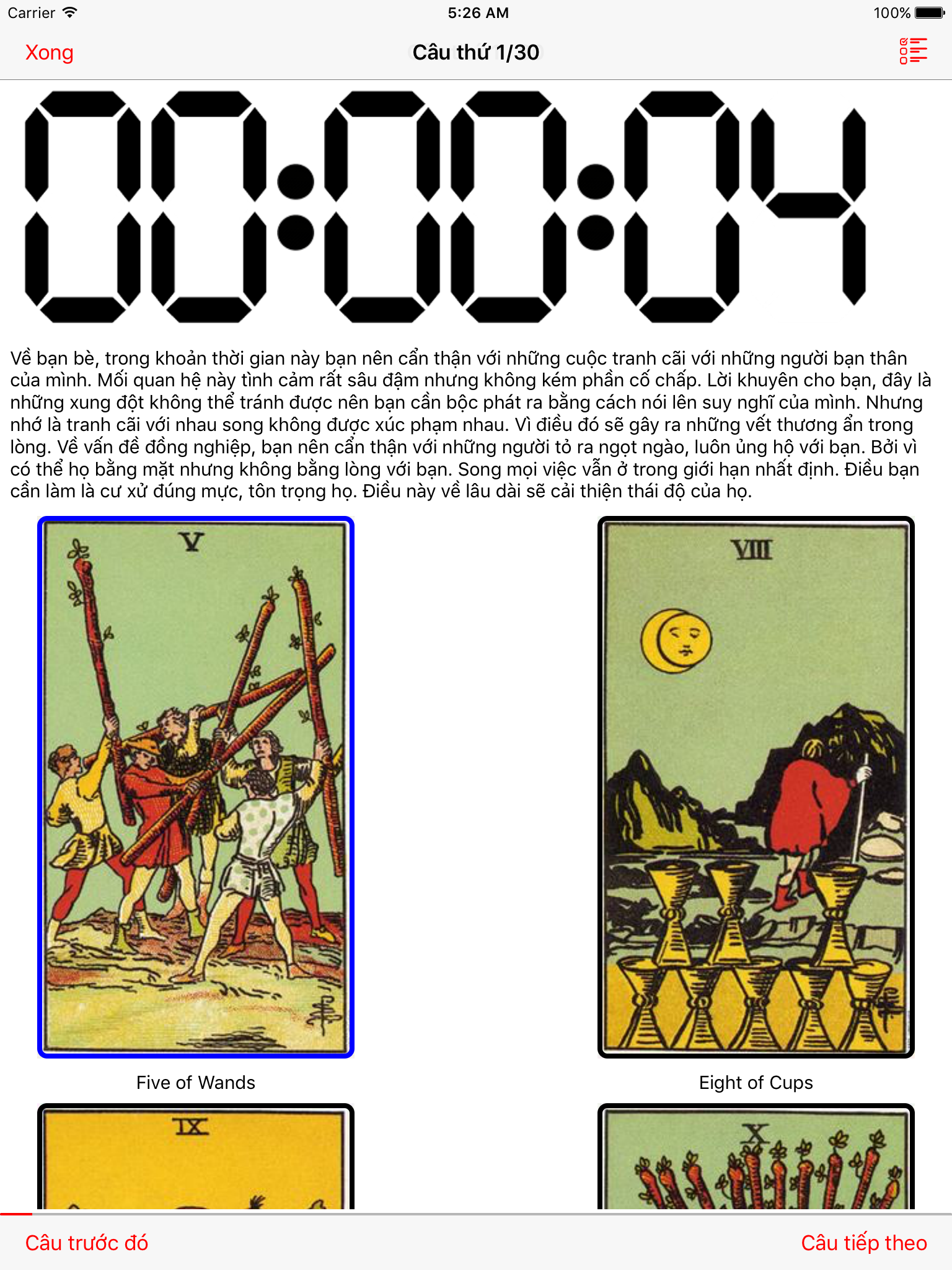 Tarot Certificate screenshot 7
