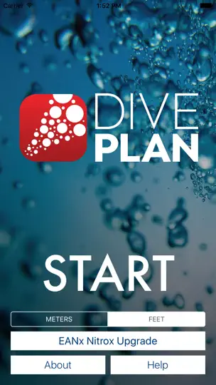 Скриншот Dive Plan Lite на iPhone 1