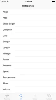 convert units easy lite iphone resimleri 1