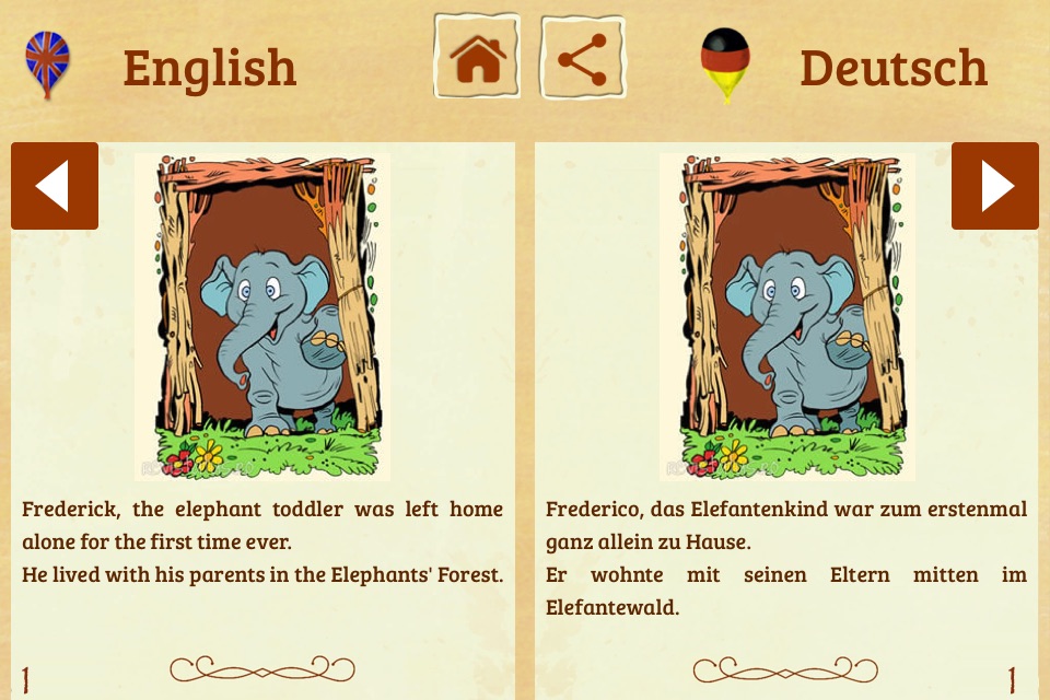 Stories in five languages screenshot 2