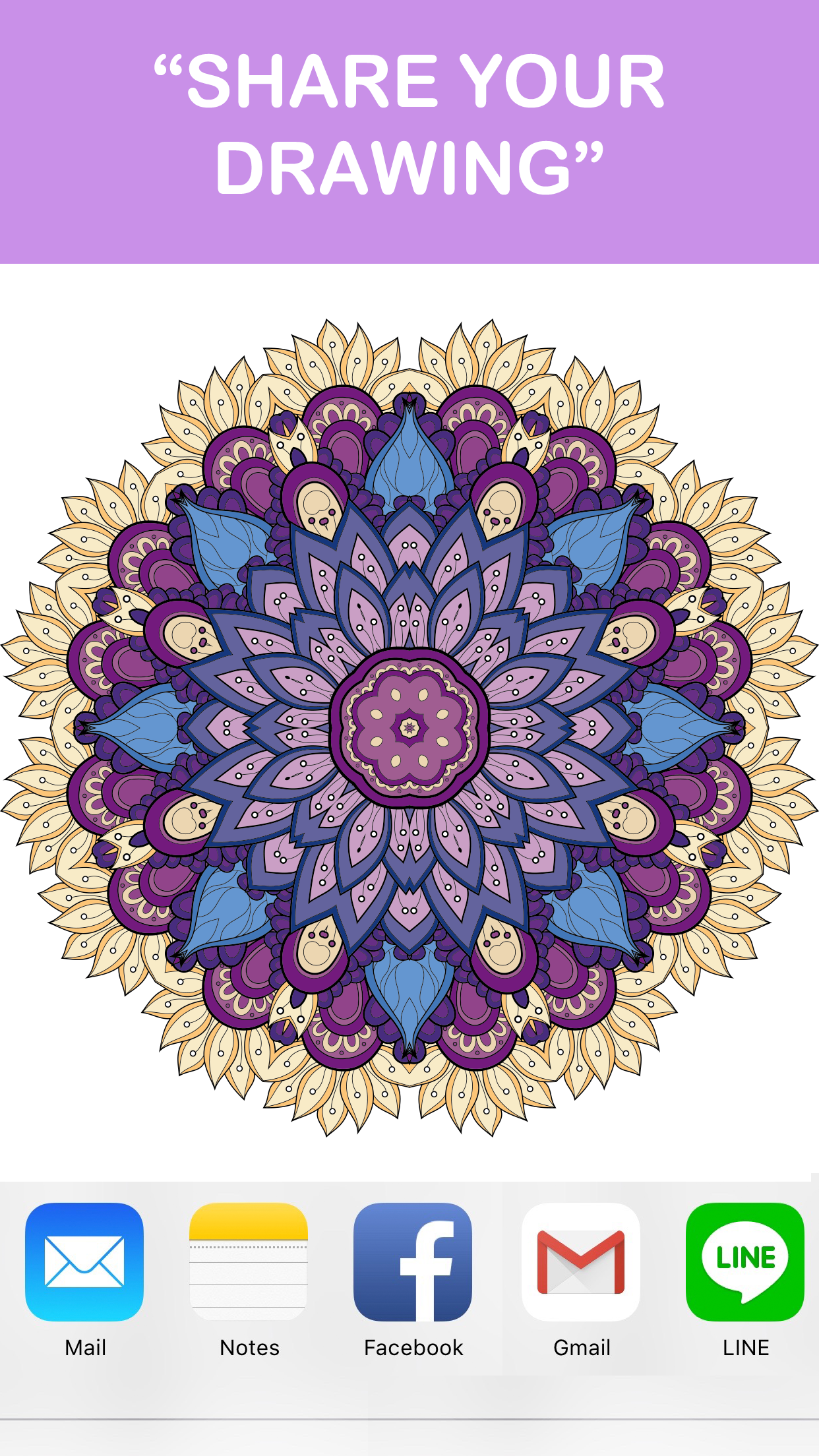 Adult Coloring Book - Free Mandala Colors Therapy Stress Relieving Pages screenshot 5