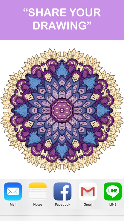 Adult Coloring Book - Free Mandala Colors Therapy Stress Relieving Pages screenshot-4