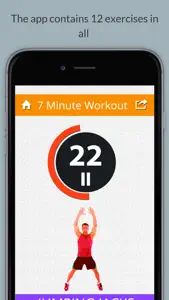 Seven Minutes Workout screenshot #1 for iPhone