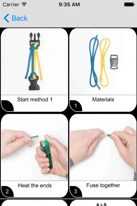 Paracord Instructies