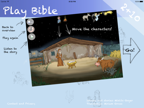Screenshot #4 pour Play Bible 2+10 - arrange bible scenes and listen to the stories