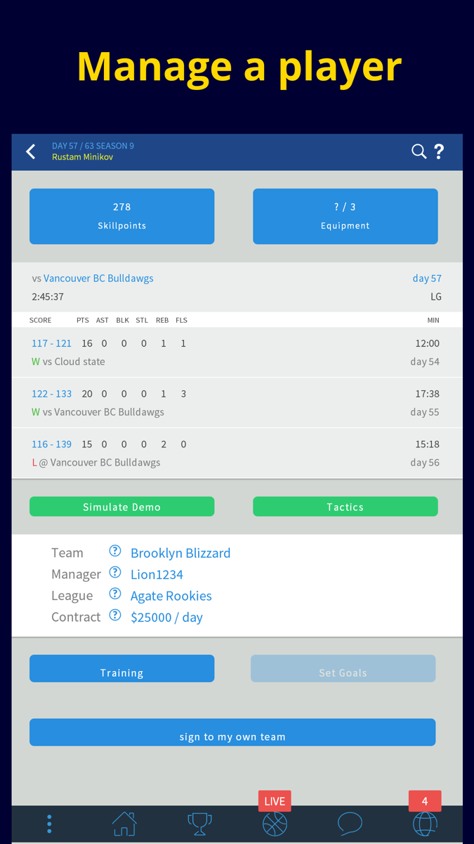 CyberDunk 2 Basketball Manager official gameplay screenshot 4