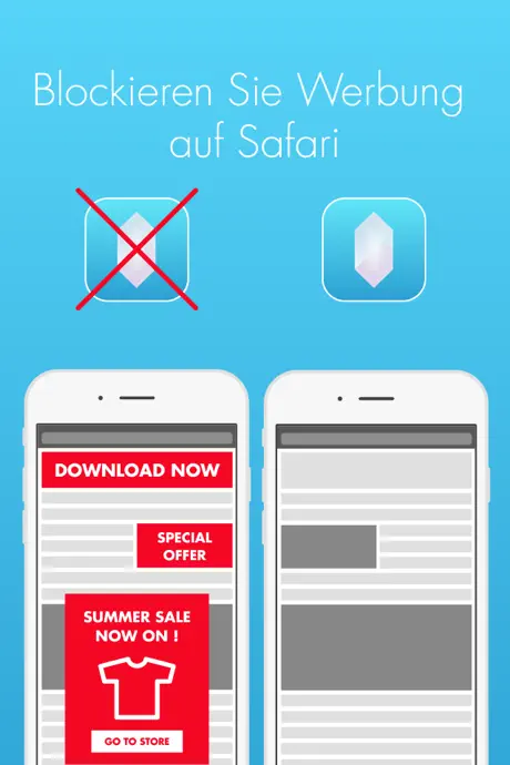 Crystal Adblock: Keine Werbung.