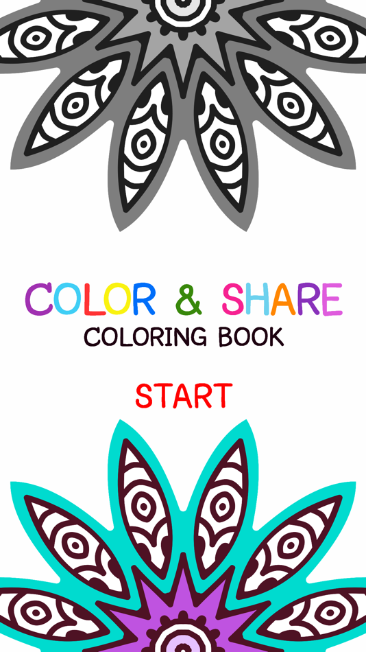 Mandala Coloring Book - Adult Colors Therapy Free Stress Relieving Pages Free - 1.0 - (iOS)