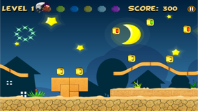 Amazing Baby Clumsy Ninja Run : 2D Free Game screenshot