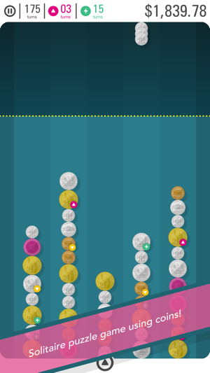 Coin Line - Money Piling-Up Solitaire Pu