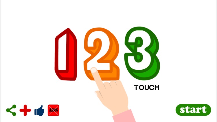 123 Touch the Numbers for preschool kids