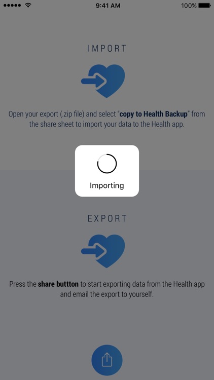 Health Backup - Export & Import Health Data screenshot-4